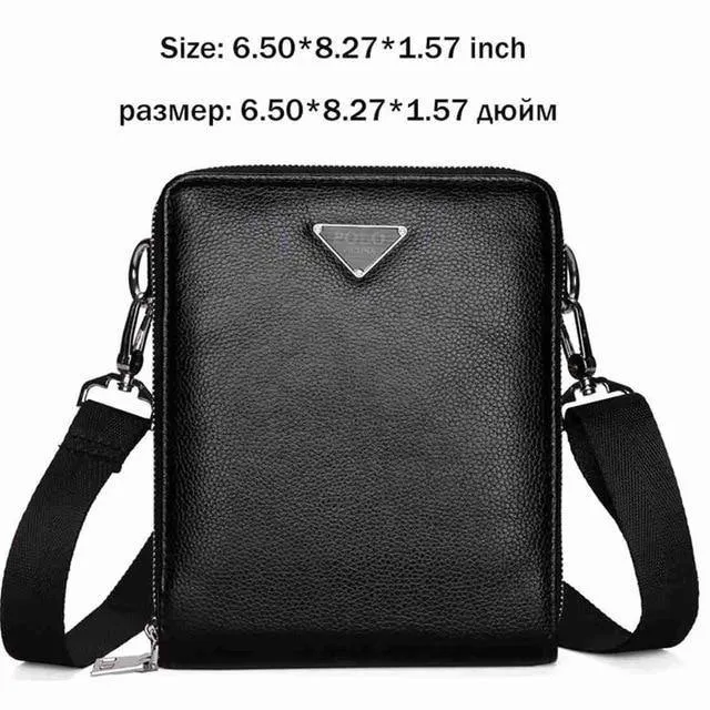 Luxus-Markentaschen Leder Herren einzelne Schultertasche Doppeltasche Männer Taschen Männer Casual Umhängetasche Handtasche für Männer