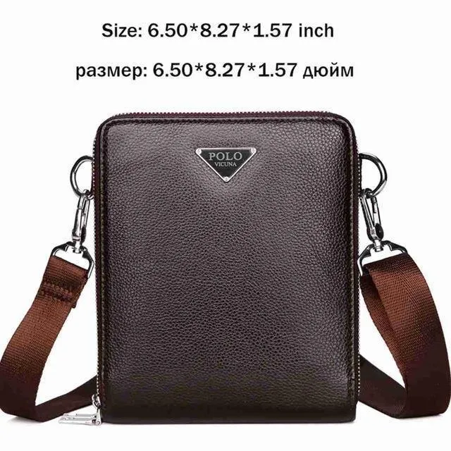 Luxus-Markentaschen Leder Herren einzelne Schultertasche Doppeltasche Männer Taschen Männer Casual Umhängetasche Handtasche für Männer