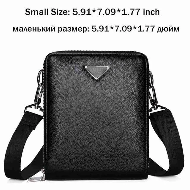 Luxus-Markentaschen Leder Herren einzelne Schultertasche Doppeltasche Männer Taschen Männer Casual Umhängetasche Handtasche für Männer