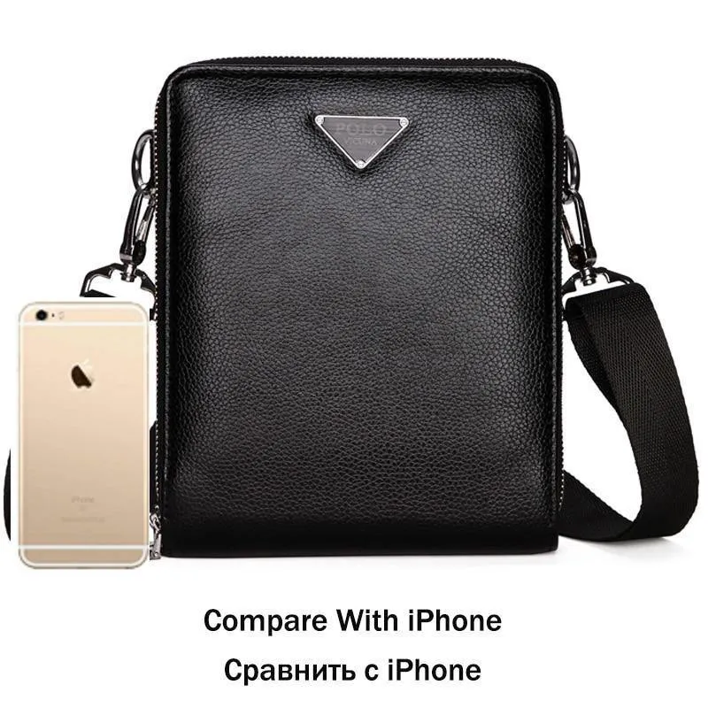 Luxus-Markentaschen Leder Herren einzelne Schultertasche Doppeltasche Männer Taschen Männer Casual Umhängetasche Handtasche für Männer