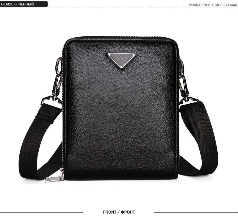 Luxus-Markentaschen Leder Herren einzelne Schultertasche Doppeltasche Männer Taschen Männer Casual Umhängetasche Handtasche für Männer
