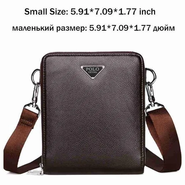 Luxus-Markentaschen Leder Herren einzelne Schultertasche Doppeltasche Männer Taschen Männer Casual Umhängetasche Handtasche für Männer