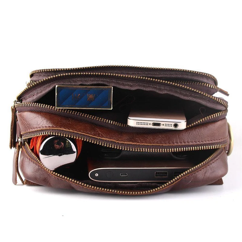 Leder Umhängetaschen Mode Männer Messenger Taschen männer Schulter Tasche Zipper männer Leder Tasche Handtasche Aktentasche