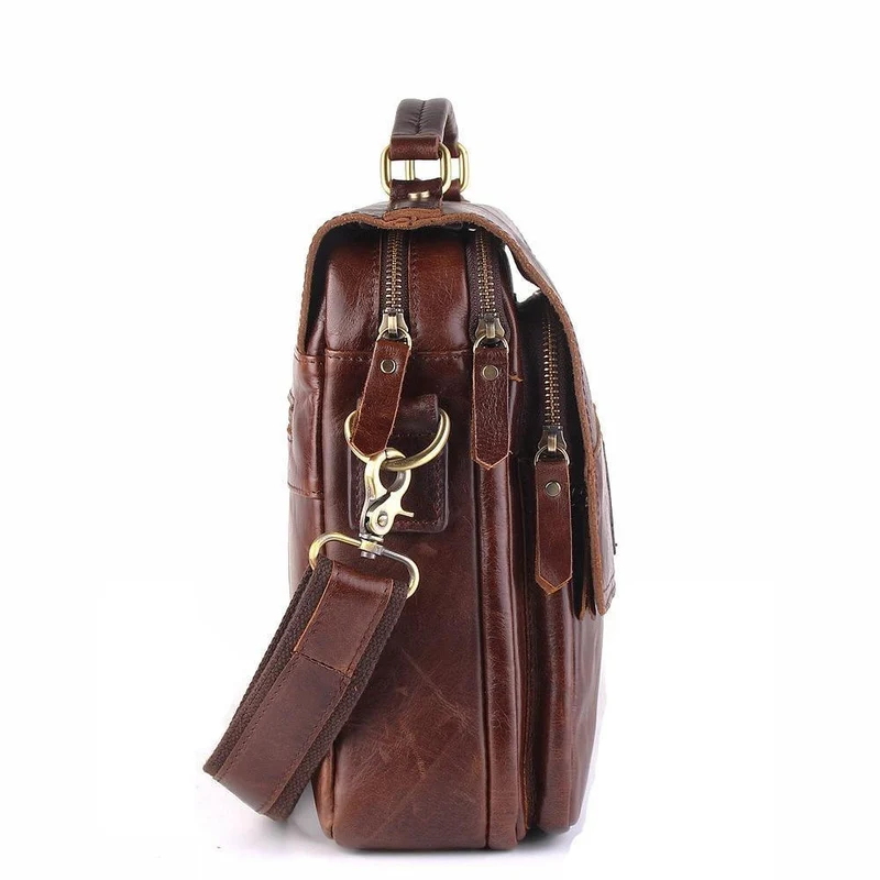 Leder Umhängetaschen Mode Männer Messenger Taschen männer Schulter Tasche Zipper männer Leder Tasche Handtasche Aktentasche