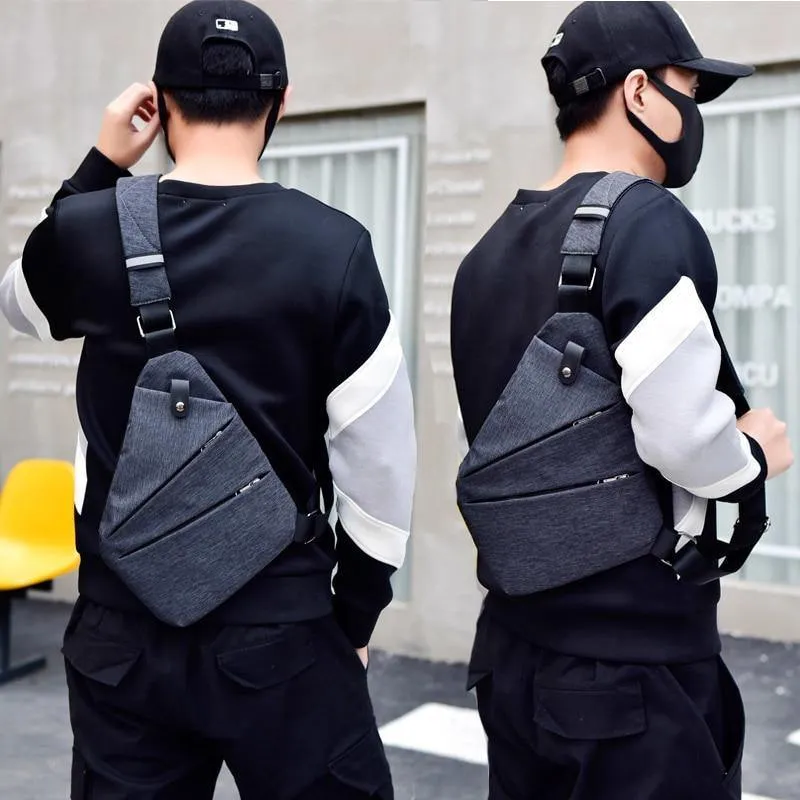 Männer Messenger Bags Wasserdichte Umhängetasche für Männer Kleine Beiläufige Multifunktionale Männer / Frauen Business Brusttaschen