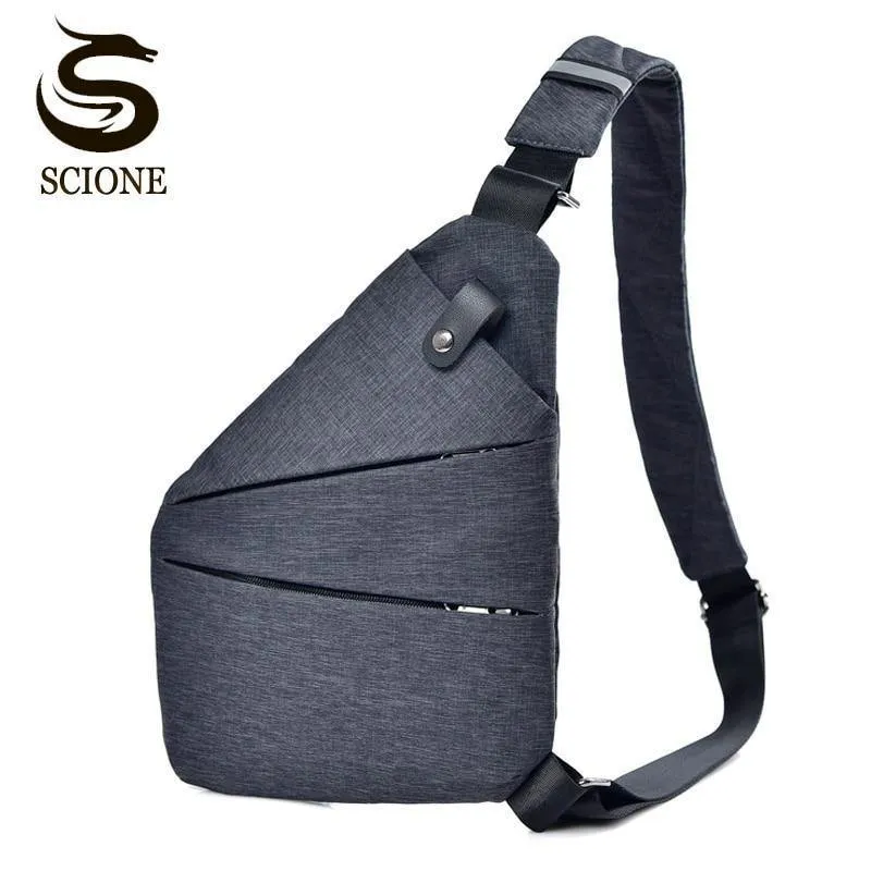 Männer Messenger Bags Wasserdichte Umhängetasche für Männer Kleine Beiläufige Multifunktionale Männer / Frauen Business Brusttaschen