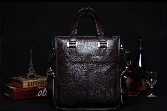 Neu Marke männer tasche aus echtem leder handtasche Perfekte Qualität Natürliche rindsleder