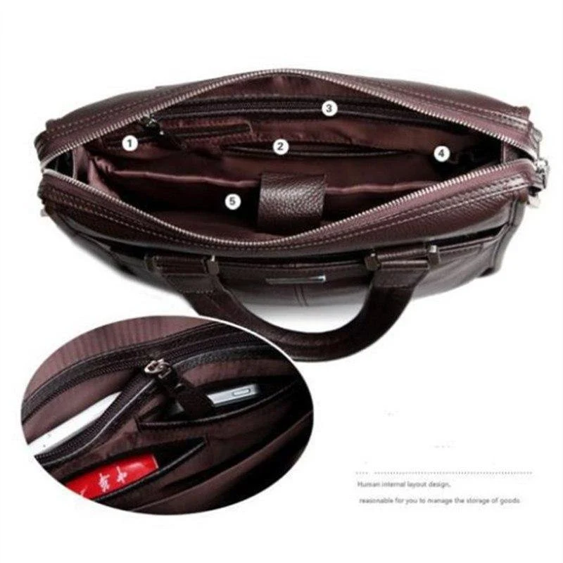 Neu Marke männer tasche aus echtem leder handtasche Perfekte Qualität Natürliche rindsleder