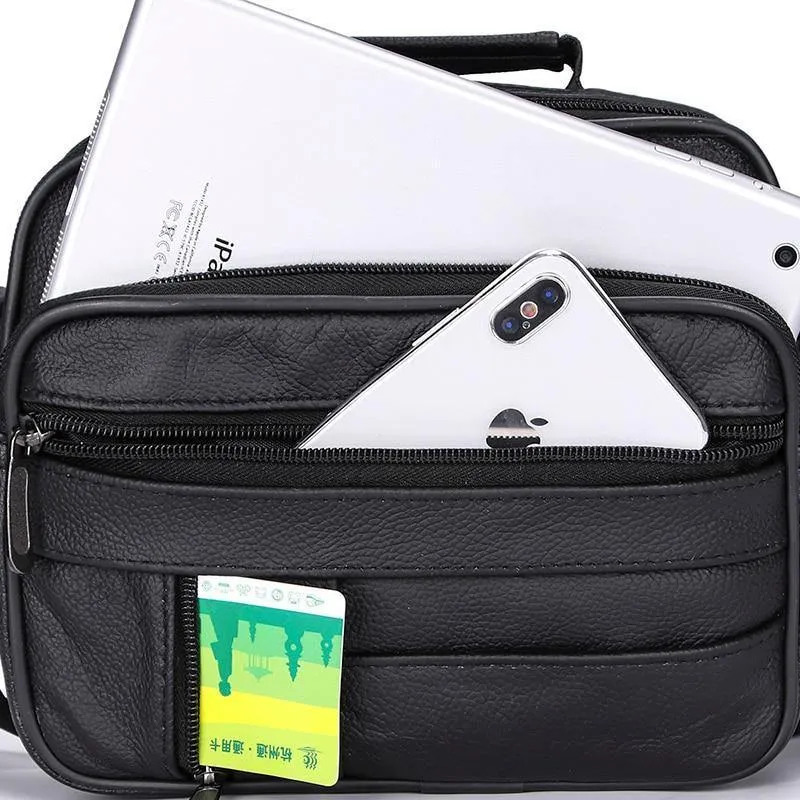 Leder Herren Tasche Herren Schulter Umhängetaschen Marke Casual ipad Flap Messenger Bags Mann Qualität Kuh Umhängetasche