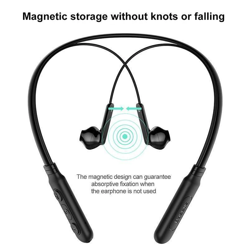 BASEUS S16 Professioneller In-Ear-Bluetooth-Kopfhörer, High-Fidelity-Klangqualität, Metall, schwerer Bass, Musik, kabelloser Kopfhörer für Telefon