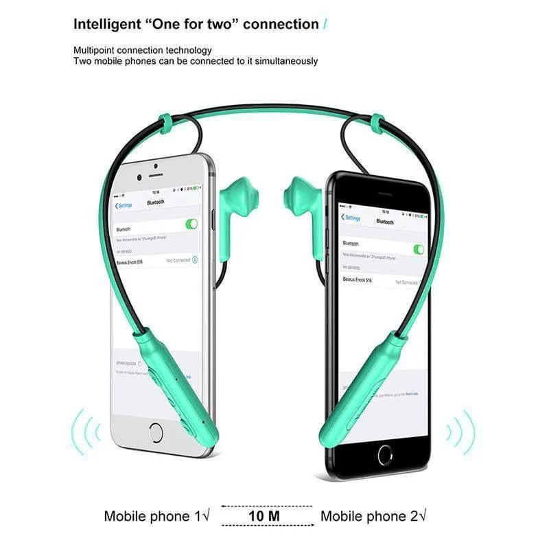 BASEUS S16 Professioneller In-Ear-Bluetooth-Kopfhörer, High-Fidelity-Klangqualität, Metall, schwerer Bass, Musik, kabelloser Kopfhörer für Telefon