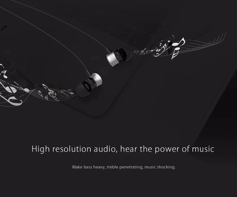 ORICO In-Ear-Kopfhörer für Telefon-Headset, Metall-Telefon-Ohrhörer mit Mikrofon-Ohrhörern, Schwarz