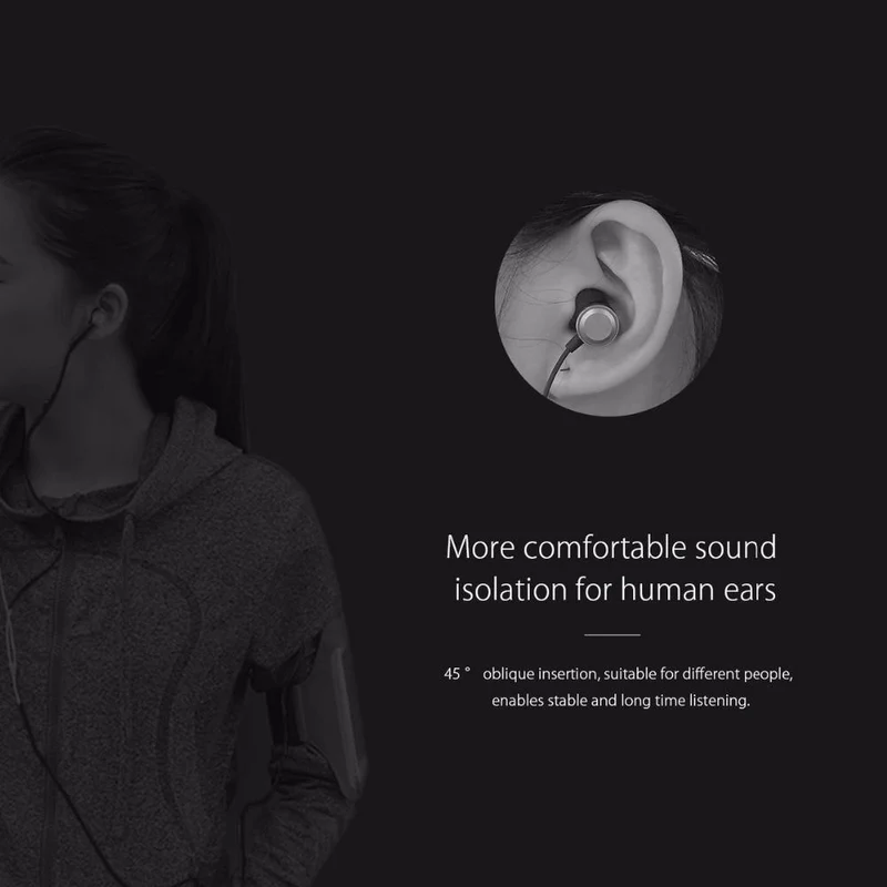 ORICO In-Ear-Kopfhörer für Telefon-Headset, Metall-Telefon-Ohrhörer mit Mikrofon-Ohrhörern, Schwarz