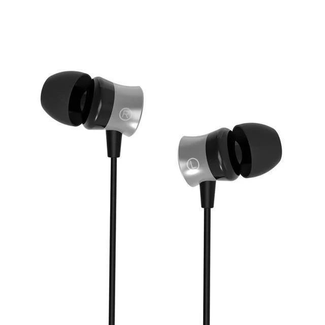 ORICO In-Ear-Kopfhörer für Telefon-Headset, Metall-Telefon-Ohrhörer mit Mikrofon-Ohrhörern, Schwarz