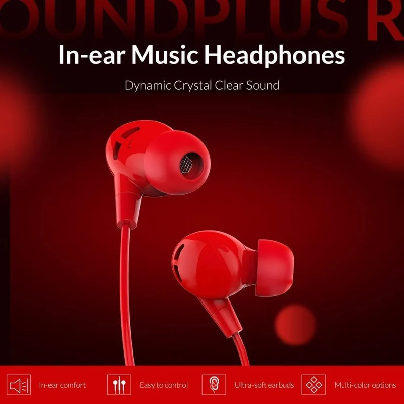 ORICO In-Ear-Kopfhörer Sport Bunte Ohrhörer Headset Stereo-Ohrhörer für iPhone 6 6S Xiaomi Samsung MP3-Ohrhörer und Musik