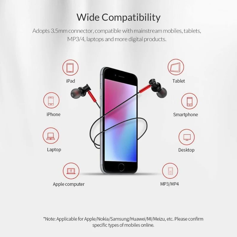 ORICO In-Ear-Kopfhörer Bass Sound Sport Kopfhörer Musik Ohrhörer Stereo Gaming Kopfhörer für Telefon Xiaomi mit Mikrofon