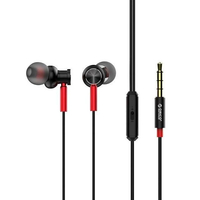 ORICO In-Ear-Kopfhörer Bass Sound Sport Kopfhörer Musik Ohrhörer Stereo Gaming Kopfhörer für Telefon Xiaomi mit Mikrofon