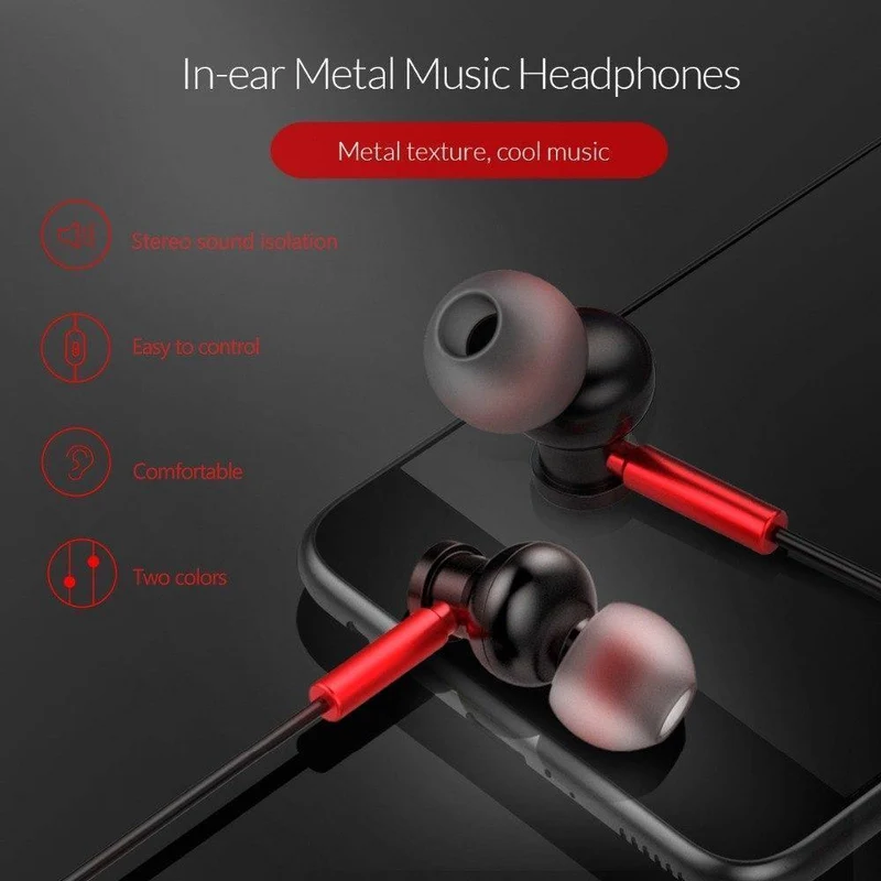 ORICO In-Ear-Kopfhörer Bass Sound Sport Kopfhörer Musik Ohrhörer Stereo Gaming Kopfhörer für Telefon Xiaomi mit Mikrofon