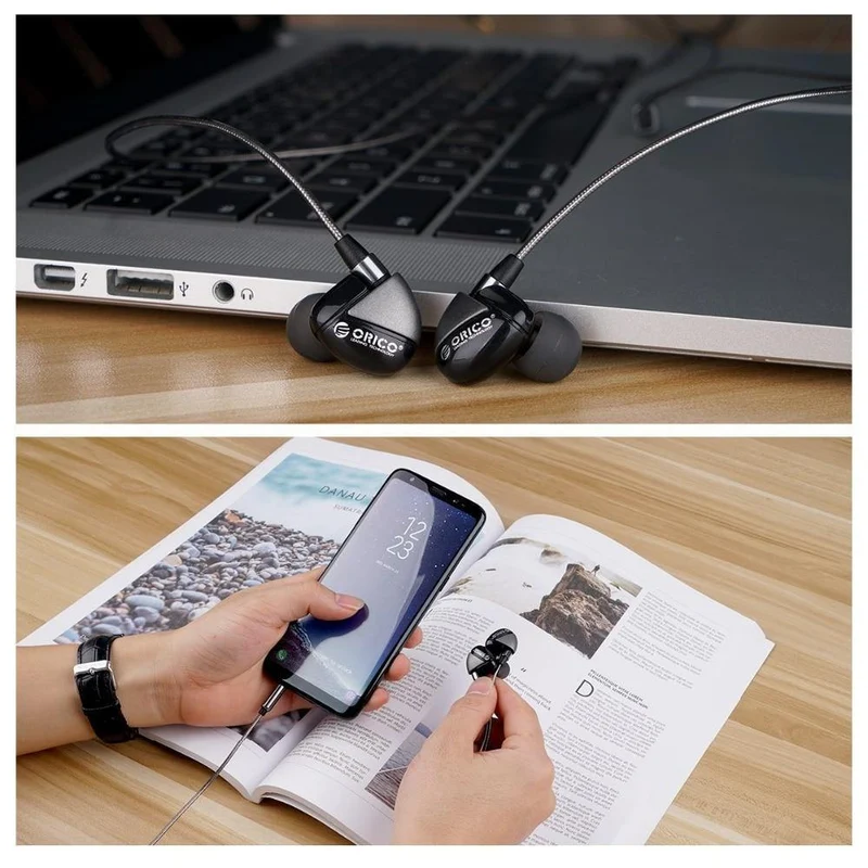 ORICO In-Ear Sport Kopfhörer Musik Stereo Gaming Kopfhörer für Telefon Xiaomi mit Mikrofon für iPhone 5s iPhone 6 Samsung MP3