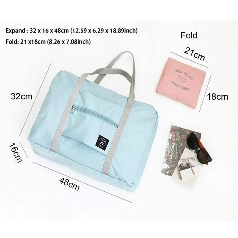 Faltbare Reisetaschen, Nylon-Gepäck, Koffer, Taschen für Männer und Frauen, Reisen, Flugzeug, Paket, Verpackungswürfel