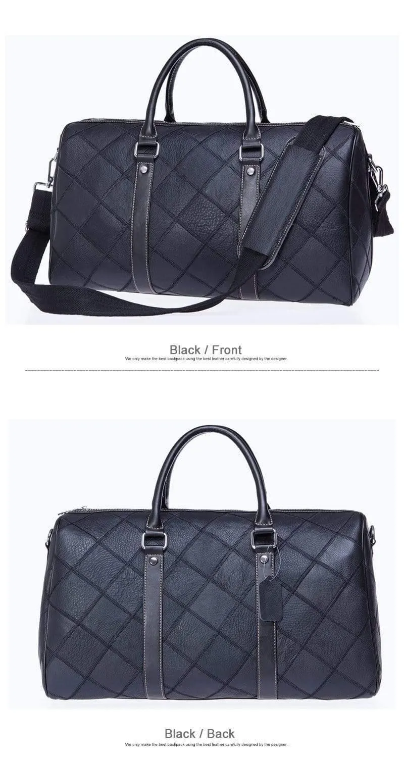 Männer Reisetasche für Gepäck Männer Echtes Leder Reisetasche Koffer Handgepäck Taschen Big Weekend Bags Travel 8883