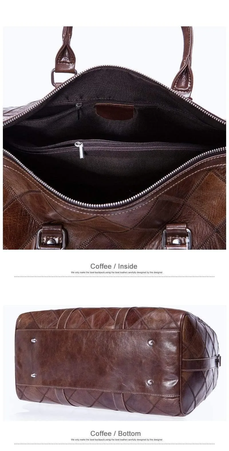 Männer Reisetasche für Gepäck Männer Echtes Leder Reisetasche Koffer Handgepäck Taschen Big Weekend Bags Travel 8883