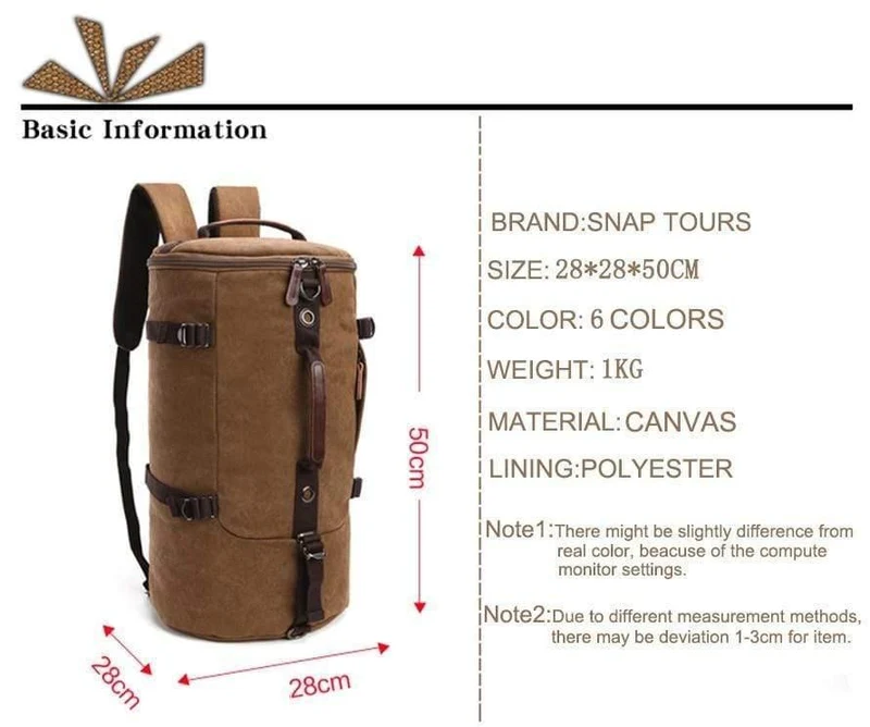 Hochwertige Stoff-Canvas-Reisetasche für Herren, modisch, großes Handgepäck, Herren-Wochenend-Reisetasche