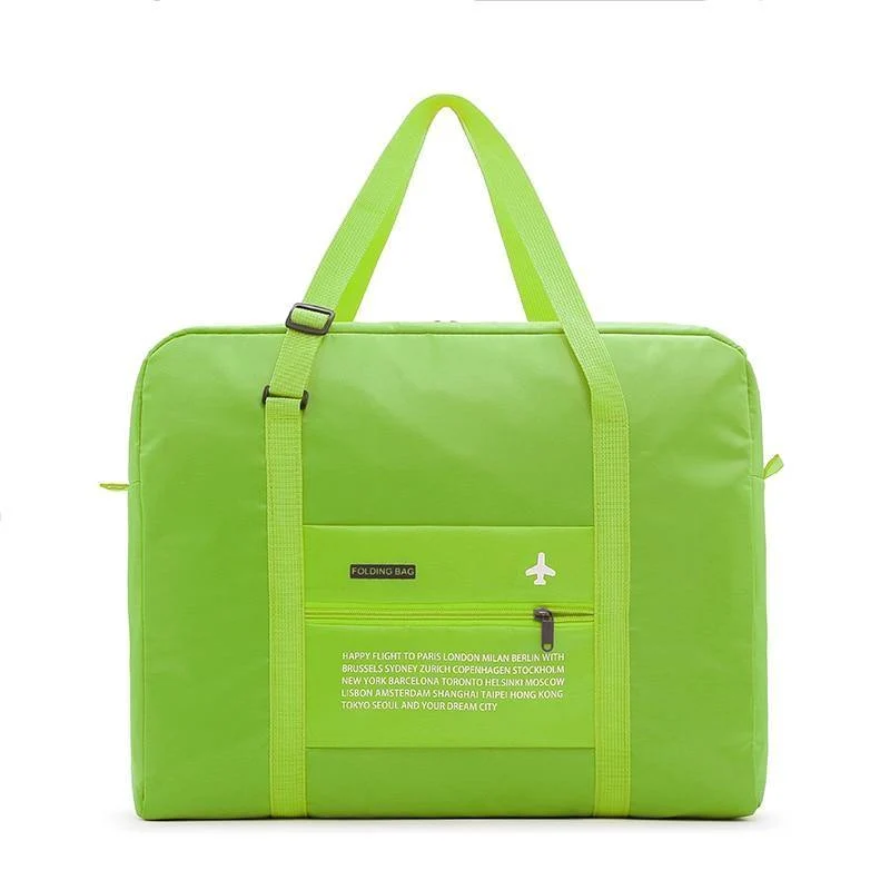 Wasserdichte Reisetasche Große Kapazität reise duffle Frauen Nylon Falttasche Unisex Männer Gepäck Reise Handtaschen Großhandel