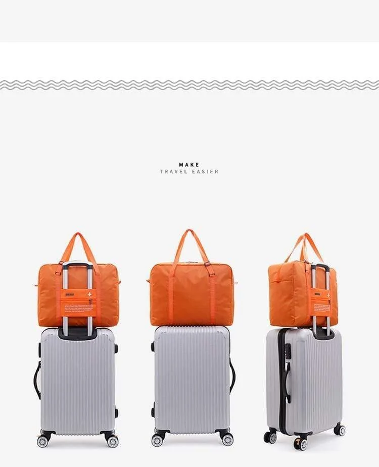 Wasserdichte Reisetasche Große Kapazität reise duffle Frauen Nylon Falttasche Unisex Männer Gepäck Reise Handtaschen Großhandel