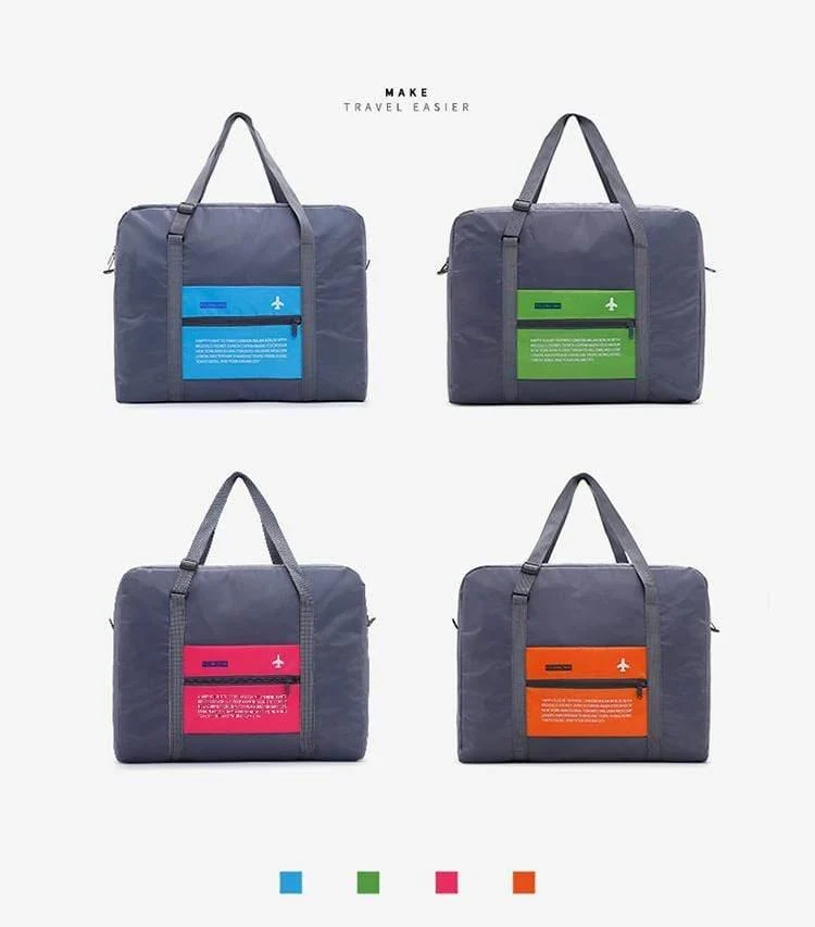 Art- und Weisereisebeutel-wasserdichte Reise-faltende Beutel-große Kapazitäts-Unisexgepäck-Verpackungs-Frauen-Nylonreise-Handtaschen Freies Verschiffen