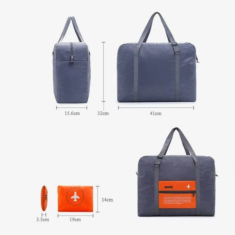 Art- und Weisereisebeutel-wasserdichte Reise-faltende Beutel-große Kapazitäts-Unisexgepäck-Verpackungs-Frauen-Nylonreise-Handtaschen Freies Verschiffen
