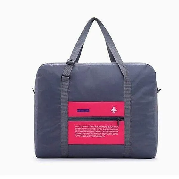 Art- und Weisereisebeutel-wasserdichte Reise-faltende Beutel-große Kapazitäts-Unisexgepäck-Verpackungs-Frauen-Nylonreise-Handtaschen Freies Verschiffen