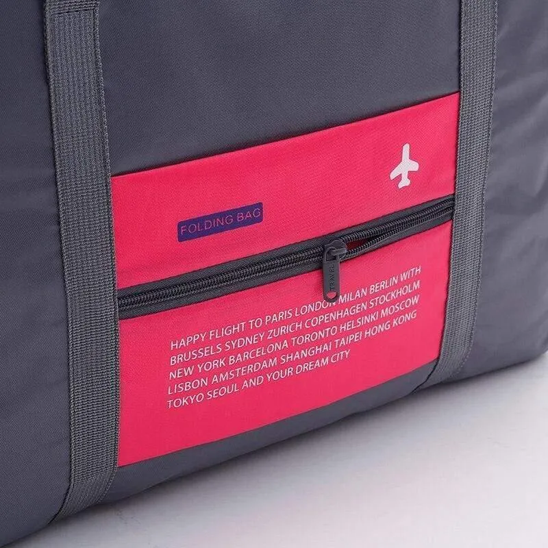 Art- und Weisereisebeutel-wasserdichte Reise-faltende Beutel-große Kapazitäts-Unisexgepäck-Verpackungs-Frauen-Nylonreise-Handtaschen Freies Verschiffen