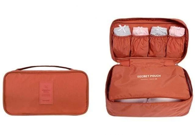 Unterwäsche-Tasche, Reisetasche zur Aufbewahrung von Make-up, tragbare Damentaschen, Gepäck-Organizer für Make-up, Kulturbeutel, Kulturbeutel