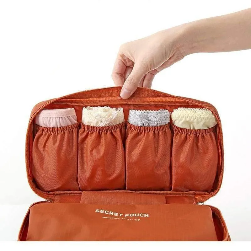 Unterwäsche-Tasche, Reisetasche zur Aufbewahrung von Make-up, tragbare Damentaschen, Gepäck-Organizer für Make-up, Kulturbeutel, Kulturbeutel