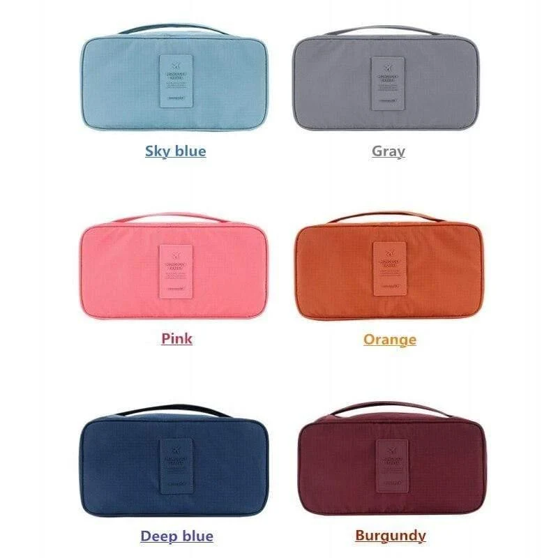 Unterwäsche-Tasche, Reisetasche zur Aufbewahrung von Make-up, tragbare Damentaschen, Gepäck-Organizer für Make-up, Kulturbeutel, Kulturbeutel