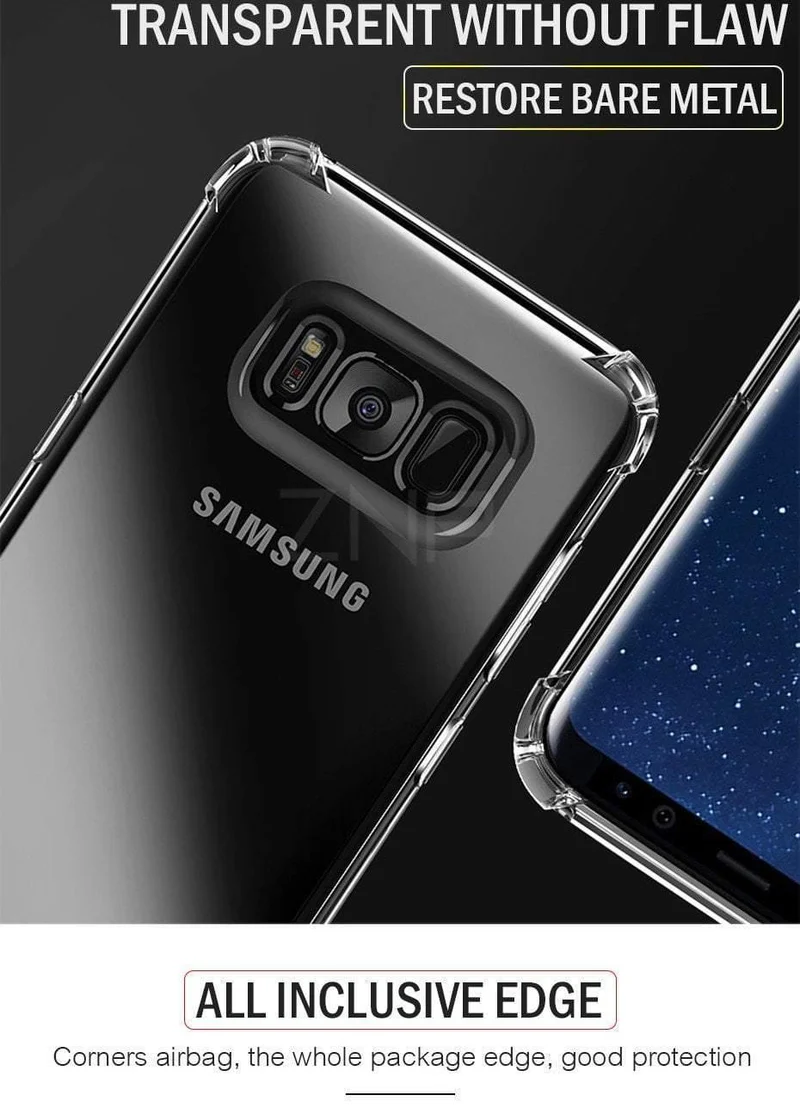 ZNP Luxury Anti-knock Silicone Case For Samsung S8 S9 Plus Transparent Back Cover Case For Samsung S7 Edge Note 8 9 Phone Case