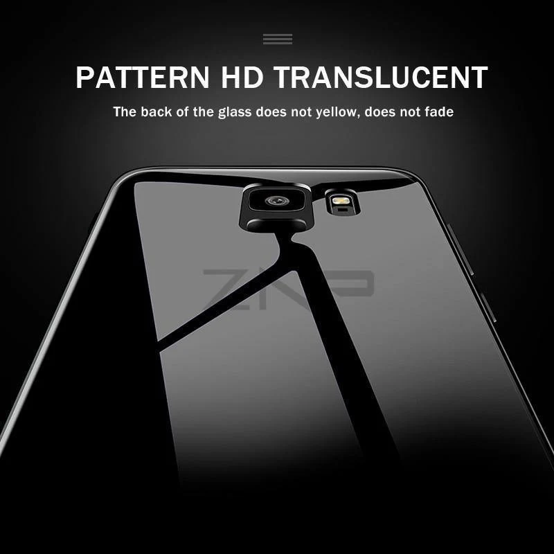 ZNP Luxury Back Glass Cover Case For Samsung Galaxy S9 S8 Plus Tempered Glass Phone Cases For Samsung Note 8 S7 Edge S8 S9 Case
