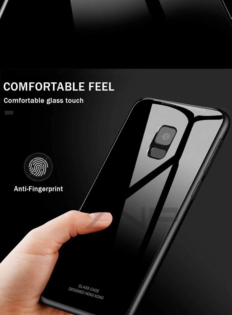 ZNP Luxury Back Glass Cover Case For Samsung Galaxy S9 S8 Plus Tempered Glass Phone Cases For Samsung Note 8 S7 Edge S8 S9 Case