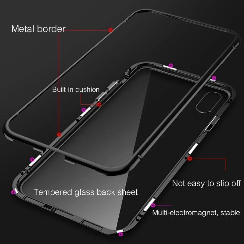 ZNP Magnetic Adsorption Phone Case For Huawei P20 Mate 20 10 Lite Pro Huawei P10 Nova 3 3i 3e Metal Cover For Honor 8X Max Case