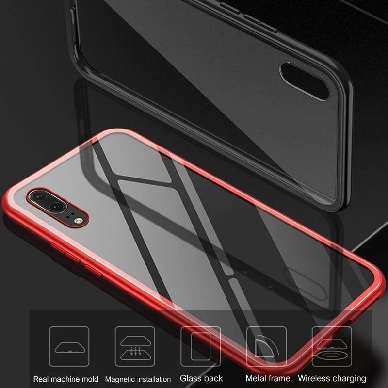 ZNP Magnetic Adsorption Phone Case For Huawei P20 Mate 20 10 Lite Pro Huawei P10 Nova 3 3i 3e Metal Cover For Honor 8X Max Case