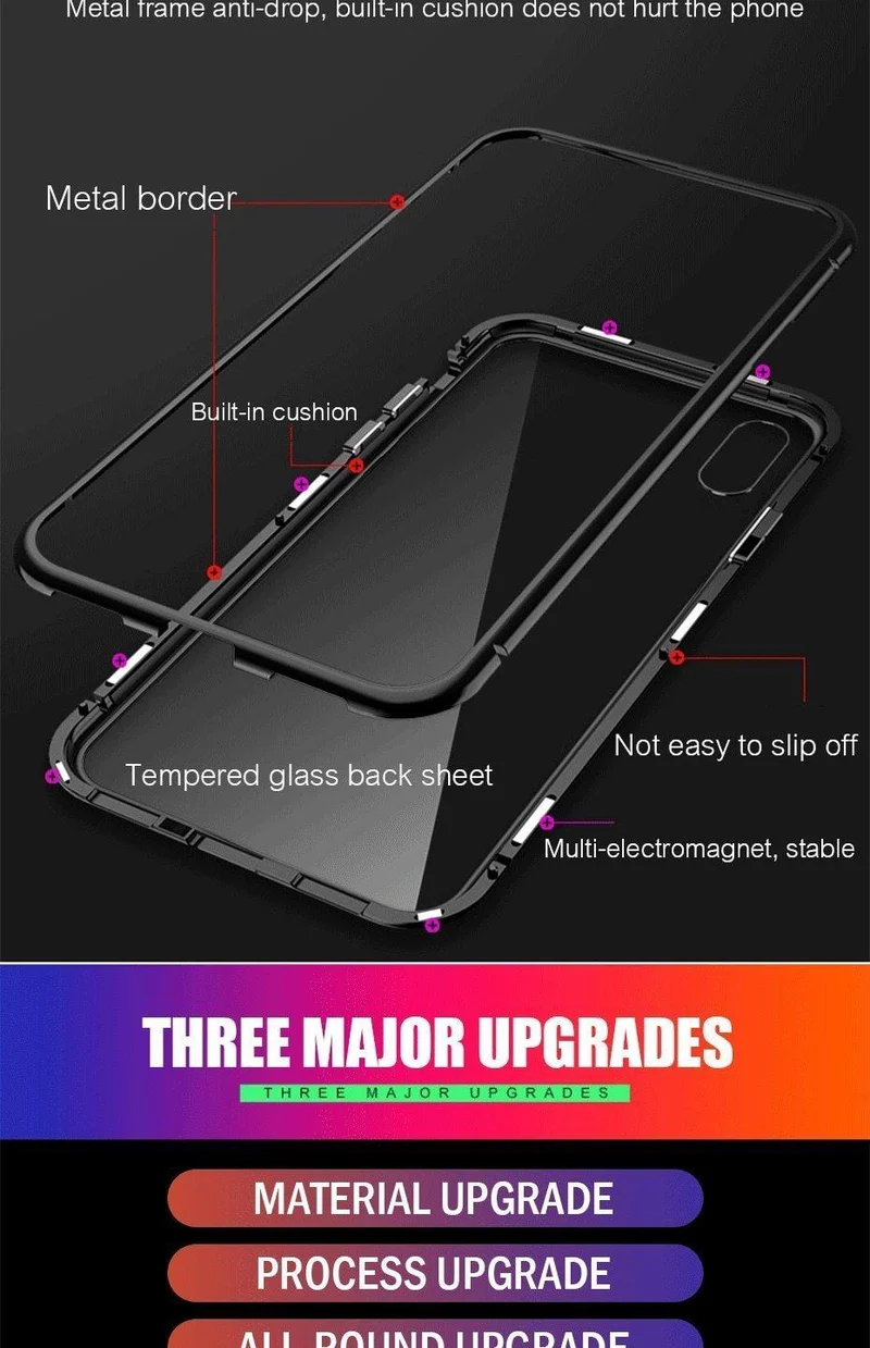 ZNP Magnetic Adsorption Phone Case For Huawei P20 Mate 20 10 Lite Pro Huawei P10 Nova 3 3i 3e Metal Cover For Honor 8X Max Case