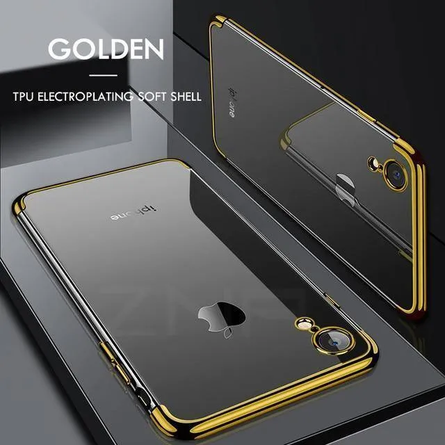 ZNP Luxury Slim Silicone Cover Case For iPhone X XS Max XR Cases Soft TPU Plating Phone Case For iPhone X XR XS Max Case Shell