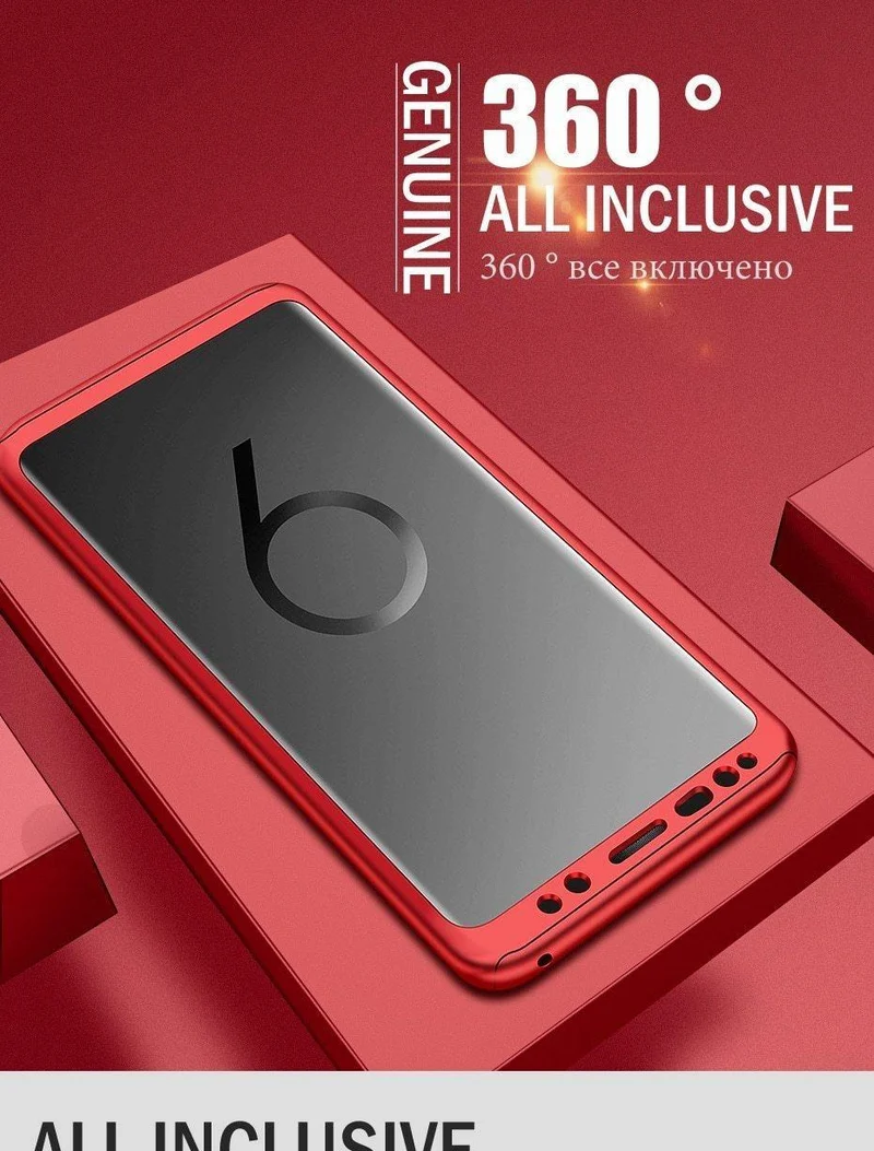 ZNP Luxury 360 Full Protection Cover Cases For Samsung Galaxy S9 S8 Plus Note 9 8 S7 Edge Phone Case For Samsung S7 S8 S9 Case