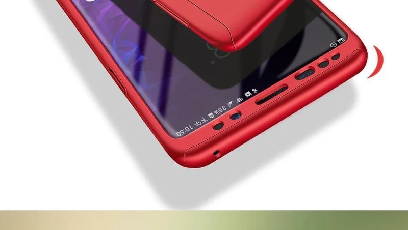 ZNP Luxury 360 Full Protection Cover Cases For Samsung Galaxy S9 S8 Plus Note 9 8 S7 Edge Phone Case For Samsung S7 S8 S9 Case