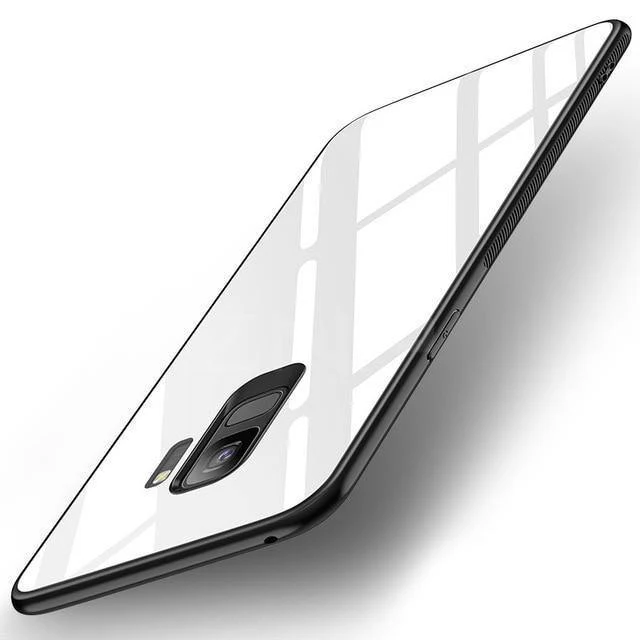 ZNP Luxury Tempered Glass Phone Case For Samsung Galaxy S9 S8 Plus Back Glass Cover Cases For Samsung S9 S8 Note 8 Case Shell