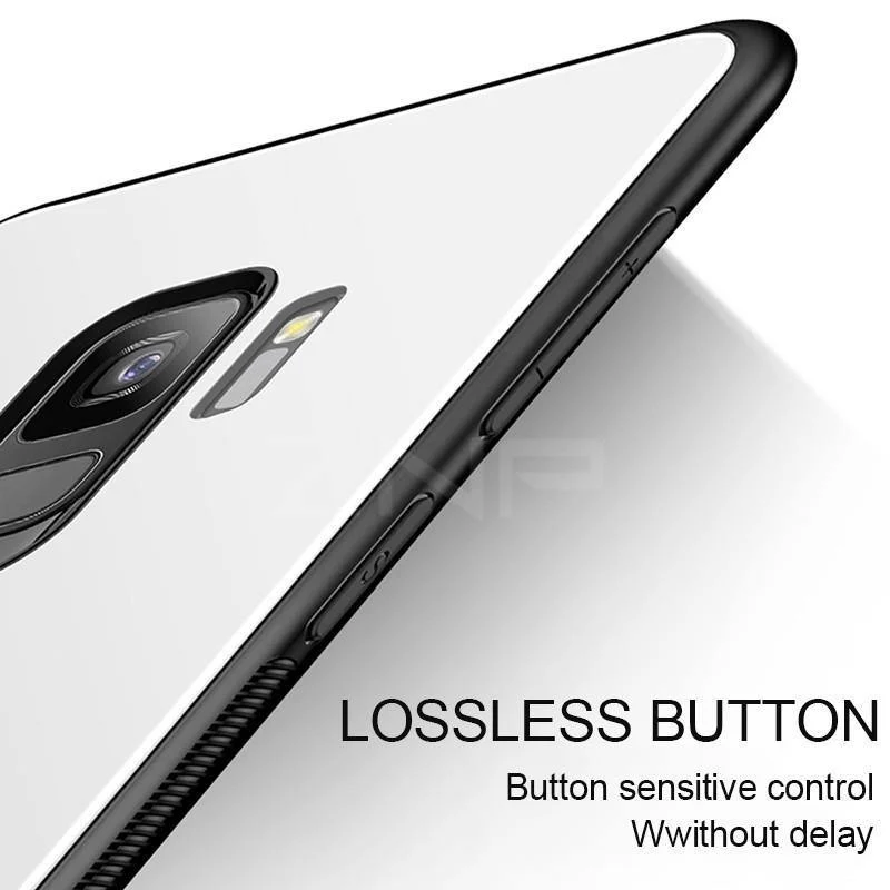 ZNP Luxury Tempered Glass Phone Case For Samsung Galaxy S9 S8 Plus Back Glass Cover Cases For Samsung S9 S8 Note 8 Case Shell