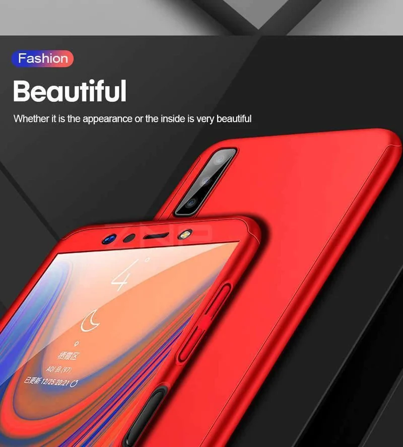 ZNP 360 Full Cover Case For Samsung Galaxy A3 A5 A7 J5 J7 Protective Phone Case For Samsung A6 A8 Plus 2018 Cases With Glass