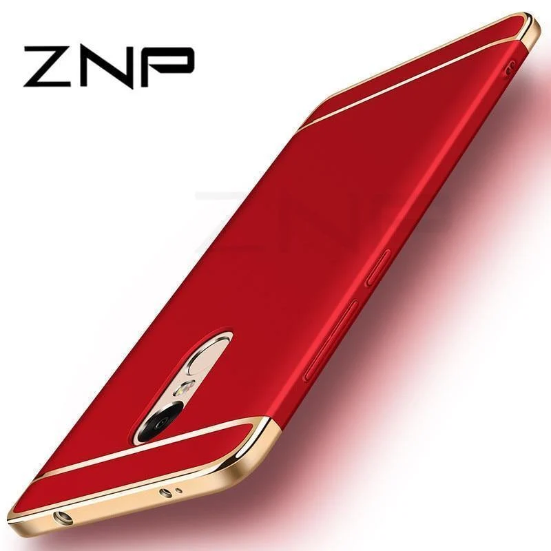 ZNP Luxury Hard PC Plating Case For Xiaomi Redmi Note 4 4X Full Cover Cases For Xiaomi Redmi 4X Redmi Note 4 4X Phone Case Shell