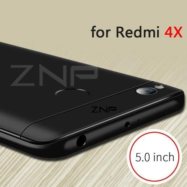 ZNP Luxury Hard PC Plating Case For Xiaomi Redmi Note 4 4X Full Cover Cases For Xiaomi Redmi 4X Redmi Note 4 4X Phone Case Shell